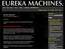 Tablet Screenshot of eurekamachines.com
